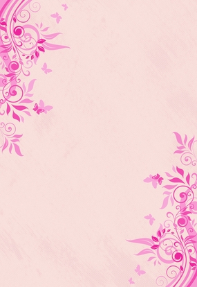 粉色花纹淡雅背景图片